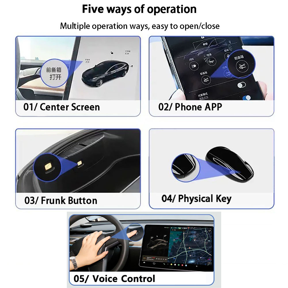 Auto Power Frunk 3.0 for Tesla - огляд і ціна Heavy Equipment Lift